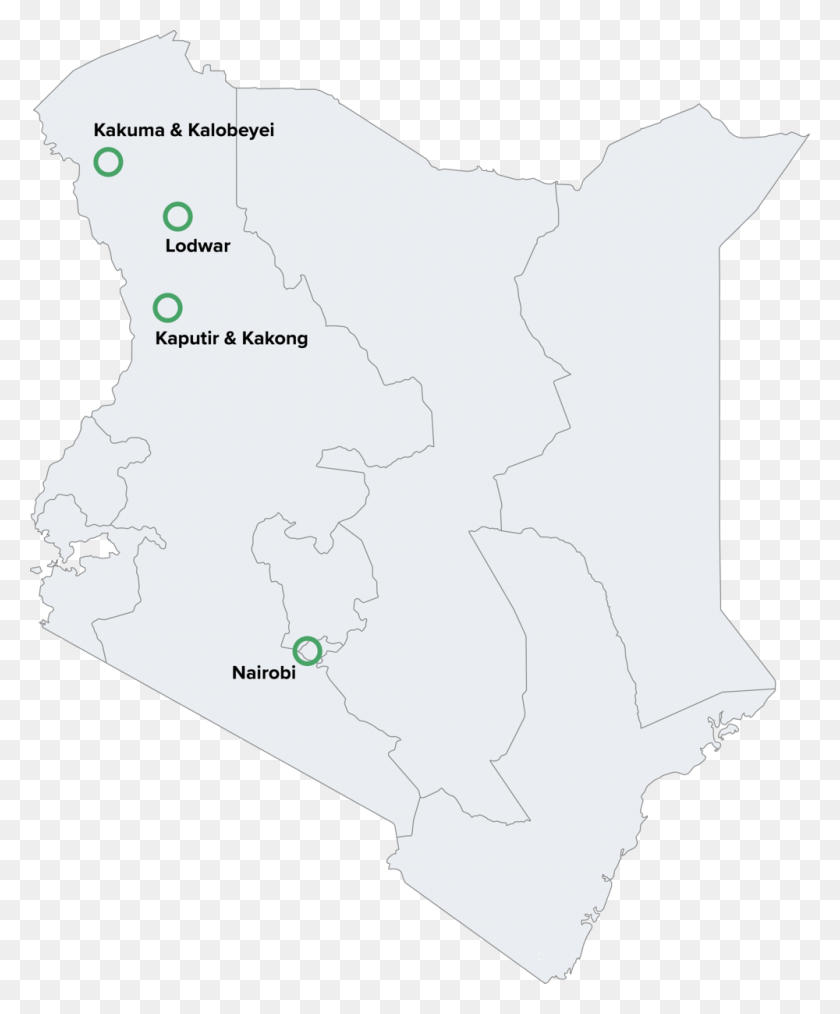 1000x1224 Mapa De Sitios De Recolección De Datos De Kenia De Kenia Según Las Regiones, Diagrama, Atlas, Parcela Hd Png
