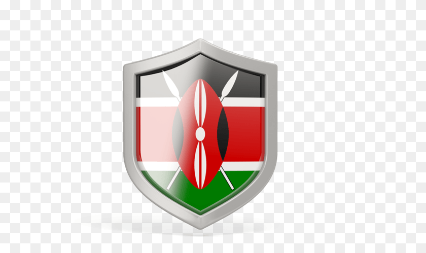 593x439 Kenya Flag, Shield, Armor HD PNG Download