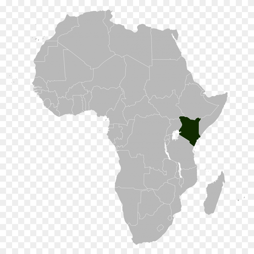 1995x1993 Карта Кении И Флаг С Картой Континента Африки Королевская Карта Замбии В Африке, Диаграмма, Атлас, Участок Hd Png Скачать