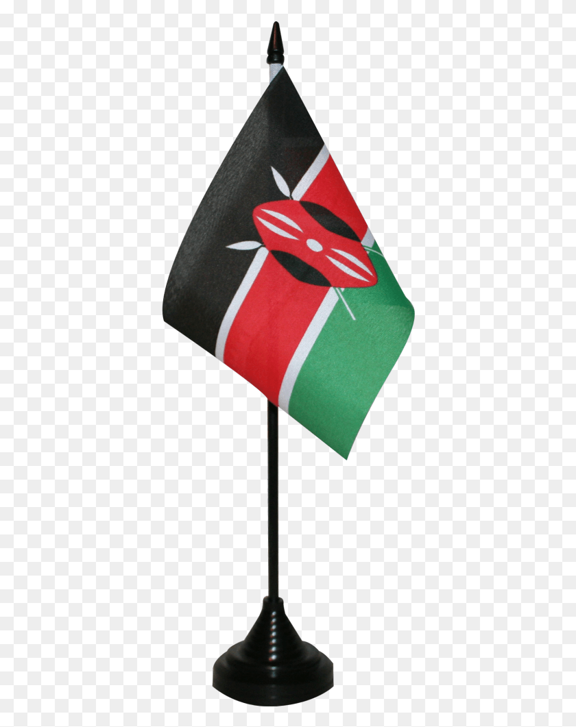 370x1001 Kenya Table Flag Kenya Flag, Cushion, Lamp, Pillow HD PNG Download