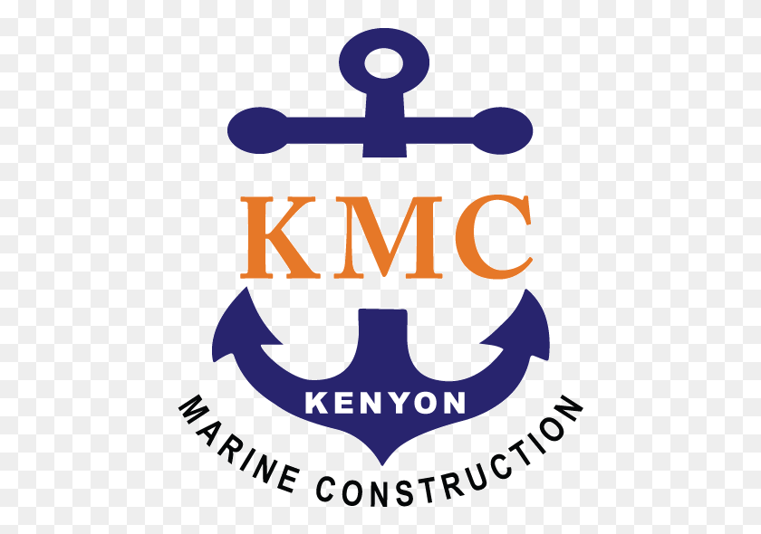 449x530 Kenyon Marine Construction Emblem, Anchor, Hook, Poster HD PNG Download