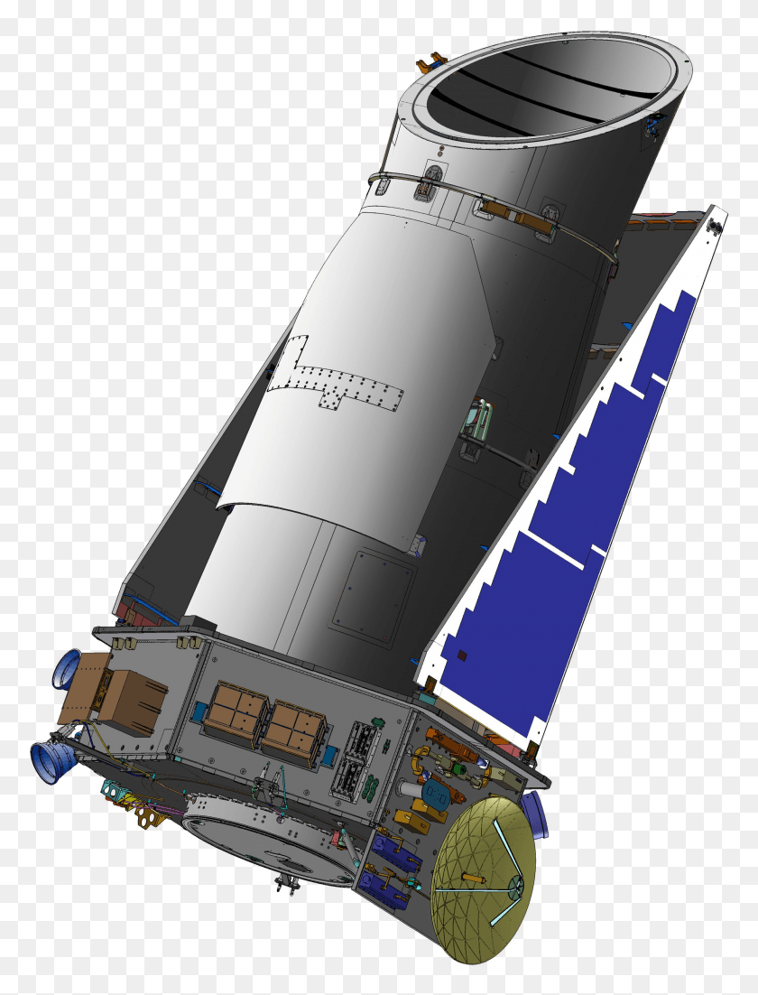 2002x2677 Descargar Png Telescopio Espacial Kepler Modelo 1 De La Nave Espacial Kepler, Vehículo, Transporte, Misil Hd Png