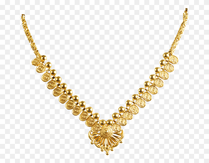 677x597 Золотое Ожерелье Kerala Design, Ювелирные Изделия, Аксессуары, Аксессуар Hd Png Скачать