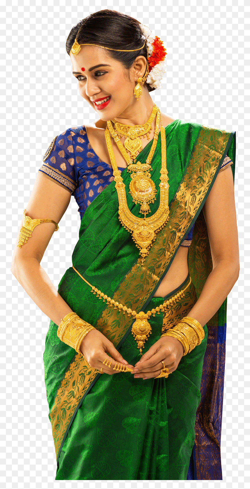 772x1582 Kerala Jewellery Models Gold Jewellery Model, Clothing, Apparel, Accessories HD PNG Download