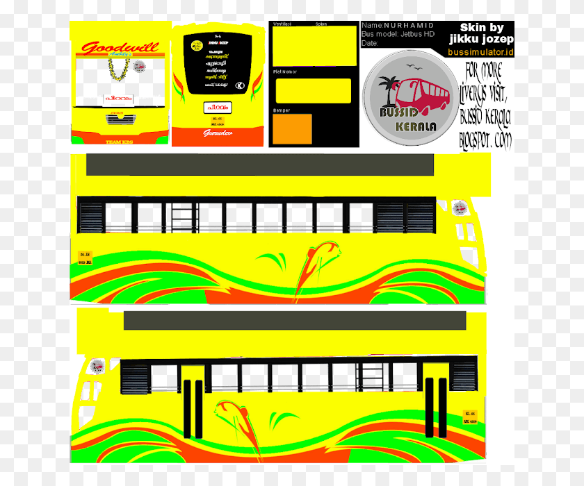 640x640 Descargar Png Autobús Privado De Kerala Librea 2018 Vijay Bus De Kerala Diseño De La Piel De Autobús, Texto, Etiqueta, Anuncio Hd Png