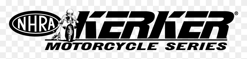 2191x403 Kerker Motorcycle Series Logo Transparent Graphics, Person, Human, Gray HD PNG Download