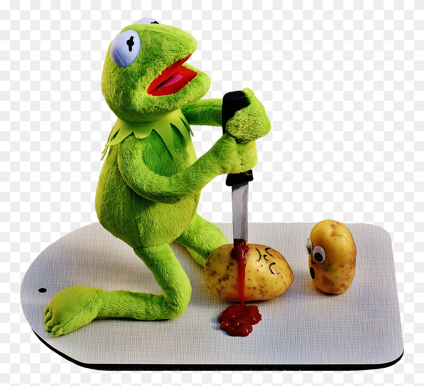 767x705 Kermit And Potatoes Kermit Potato, Toy, Reptile, Animal HD PNG Download