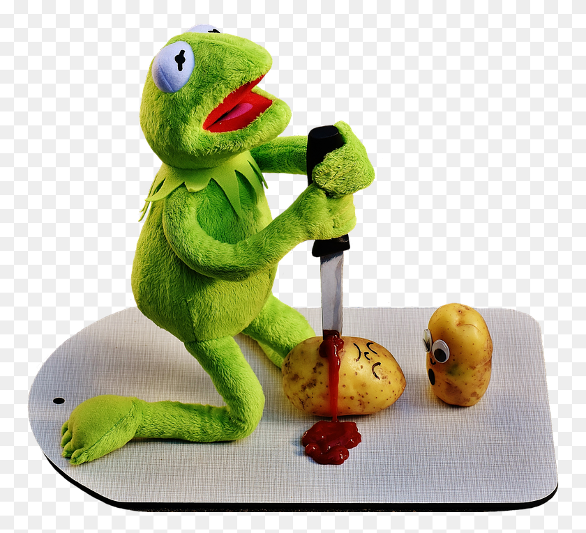 767x705 Kermit Y Patatas Kermit Patata, Juguete, Reptil, Animal Hd Png