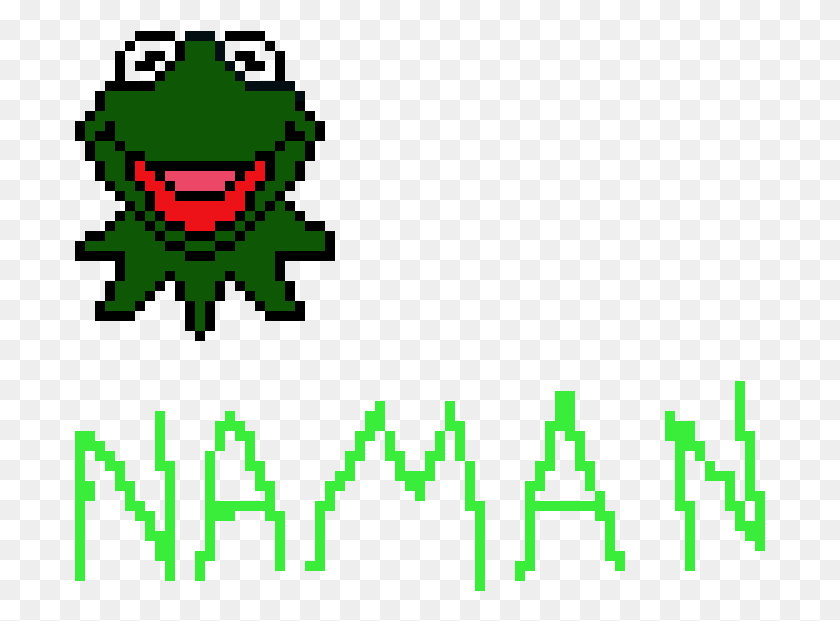 691x561 Descargar Png Kermit La Rana Perler Beads Kermit, Texto, Número, Símbolo Hd Png