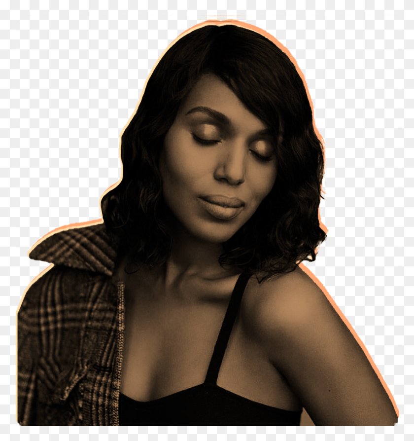 850x909 Kerry Washington Bra I Think I M My Wife Nude, Clothing, Apparel, Person HD PNG Download