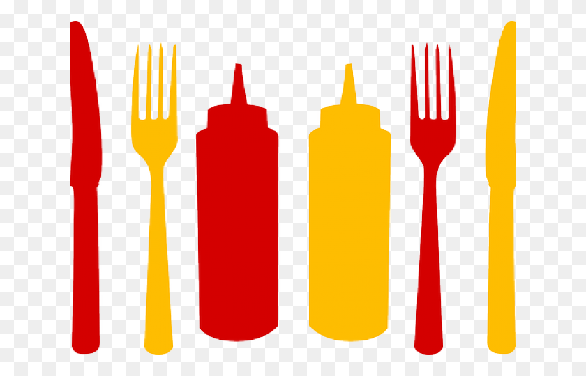 640x480 Ketchup, Fork, Cutlery HD PNG Download