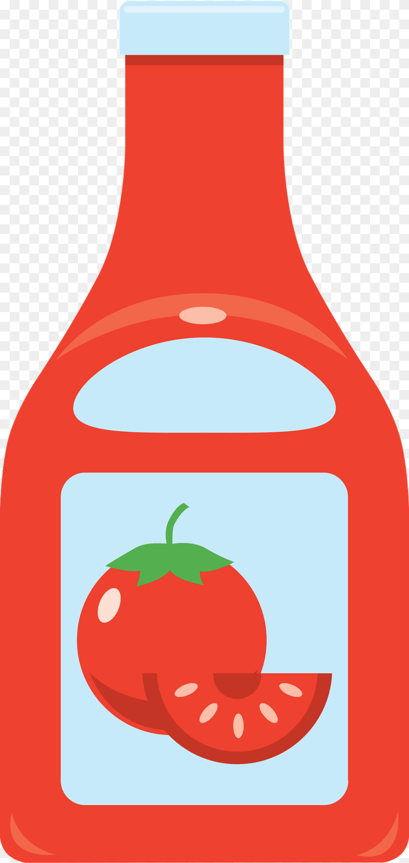 Ketchup Clipart, Food Sticker PNG