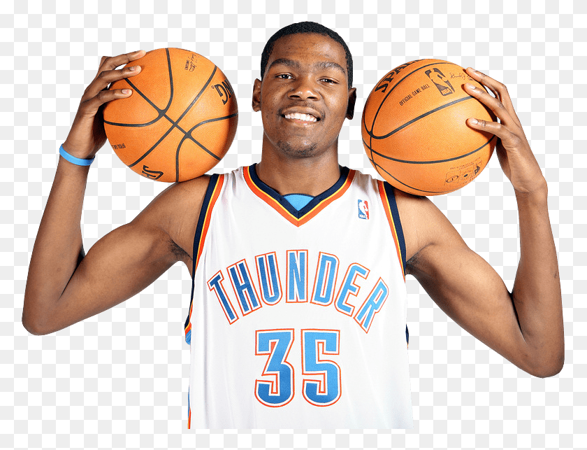 778x583 Kevin Durant Thunder Kevin Durant Holding Ball, Person, Human, People HD PNG Download