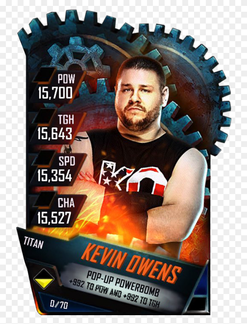 734x1042 Kevinowens S4 18 Titan, Advertisement, Poster, Flyer HD PNG Download