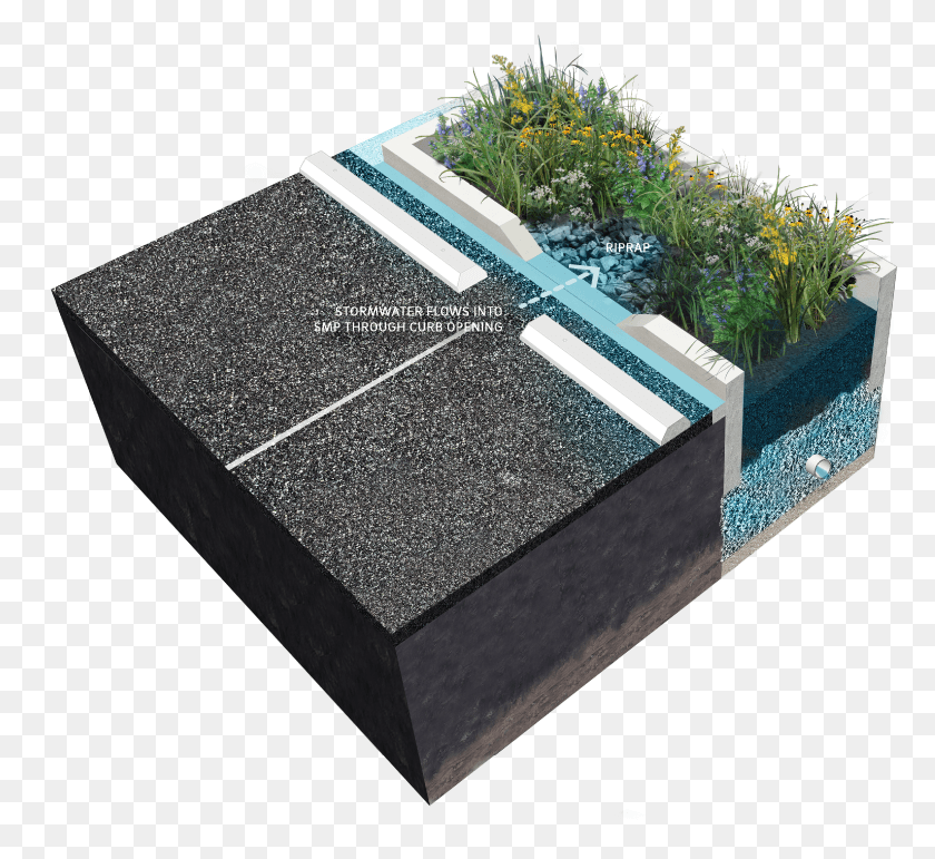 773x711 Key Design Considerations For Curbless Designcurb Curb Opening, Potted Plant, Plant, Vase HD PNG Download