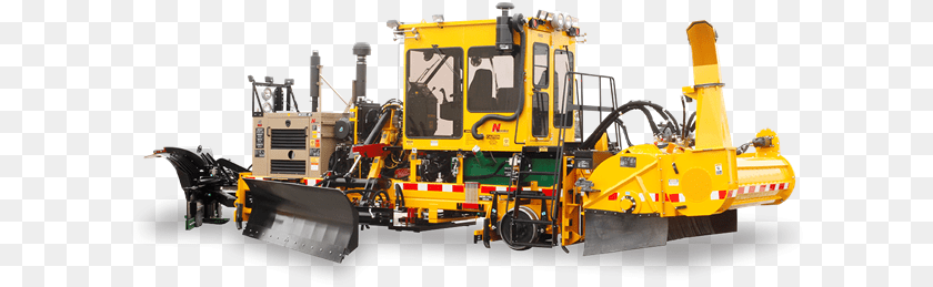 Key Features Nordco M7 Snow Fighter, Machine, Bulldozer Sticker PNG