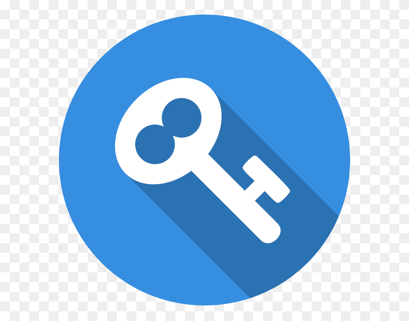 600x600 Key Flat Icon HD PNG Download