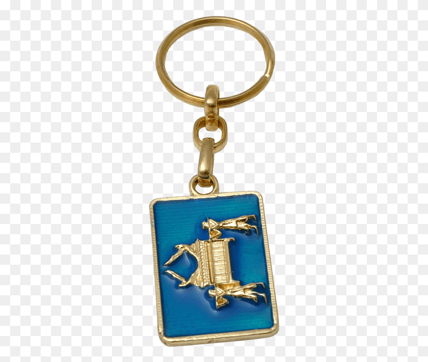 257x651 Key Ring With Image Of The Ark Of The Covenant Keychain, Pendant, Symbol HD PNG Download