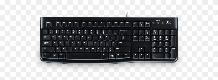 576x251 Keyboard K120 For Business Logitech K120 Computer Keyboard, Computer Keyboard, Computer Hardware, Hardware HD PNG Download