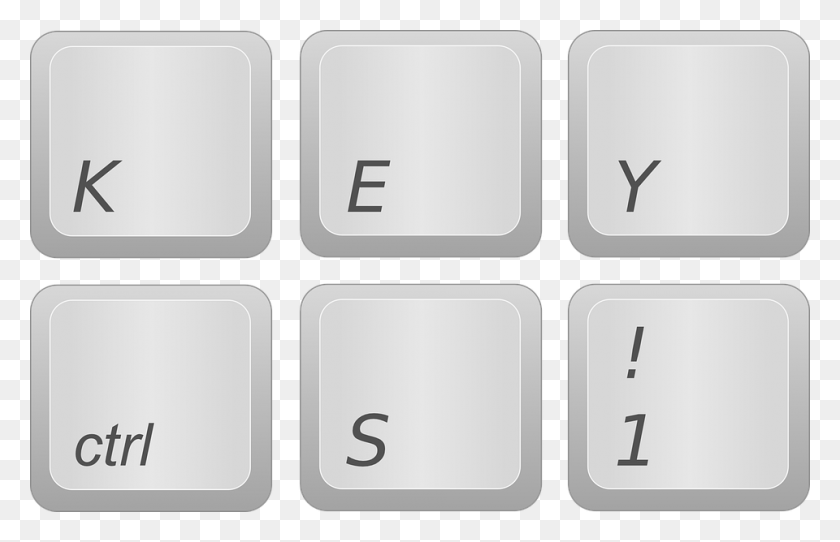 960x594 Keyboard Keys Keyboard Keys Clip Art, Number, Symbol, Text HD PNG Download