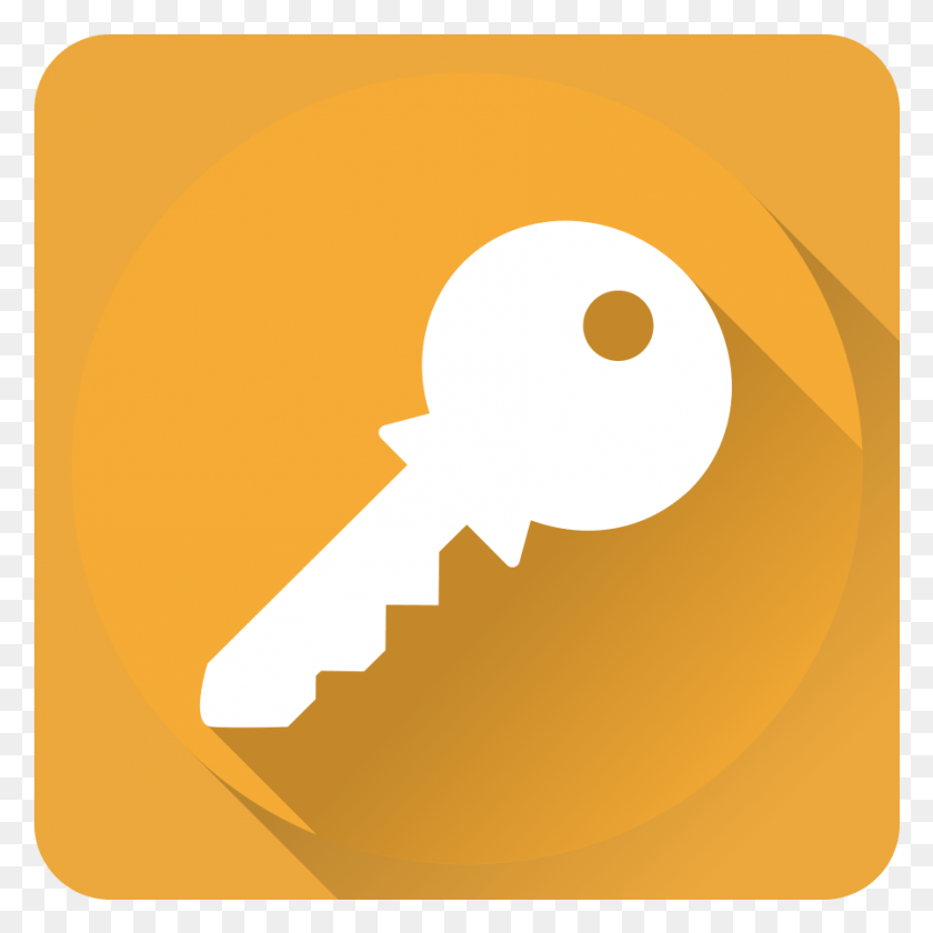 899x899 Keychainaccess Icon System Access Icon, Rattle, Gold, Key HD PNG Download