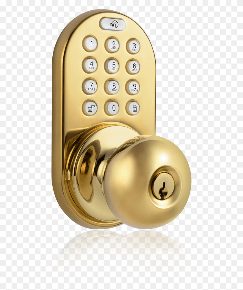 485x944 Keyless Entry Knob Door Lock With Rf Remote Control Door Handle Transparent Background, Mouse, Hardware, Computer HD PNG Download