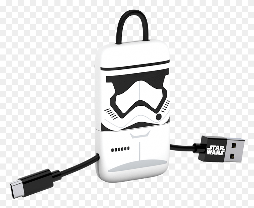 782x629 Keyline Micro Star Wars Stormtrooper 1 22149 Star Wars Lightning Cable, Этикетка, Текст, Адаптер Hd Png Скачать