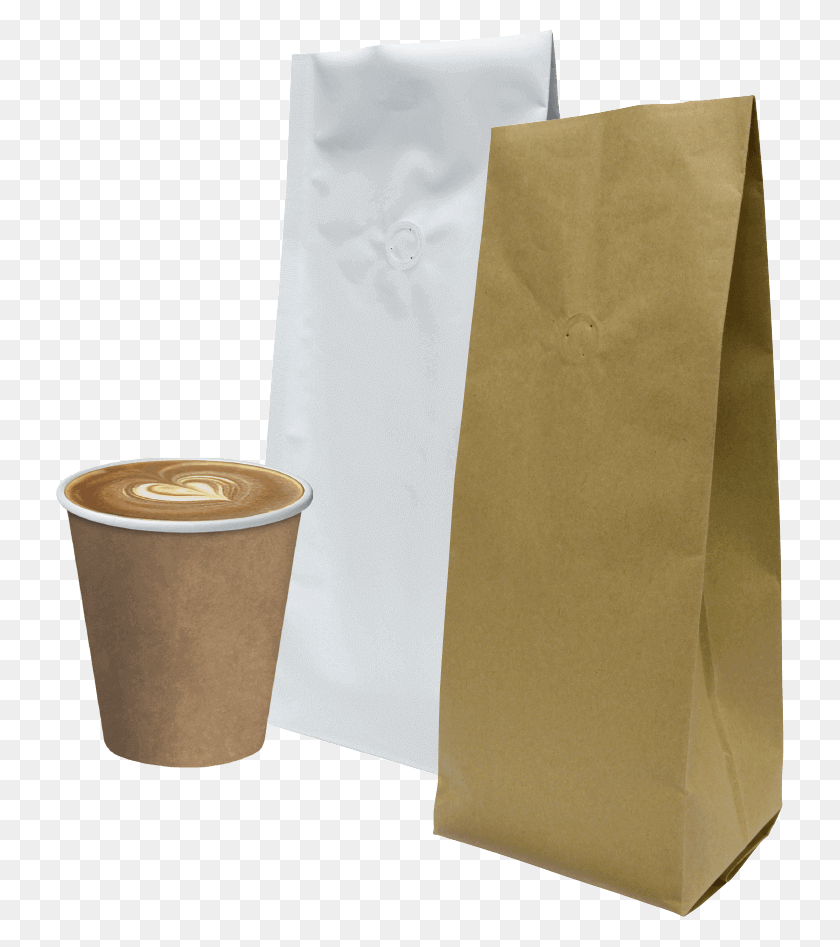 728x887 Kg Side Gusset Bags Paper, Coffee Cup, Cup, Latte HD PNG Download