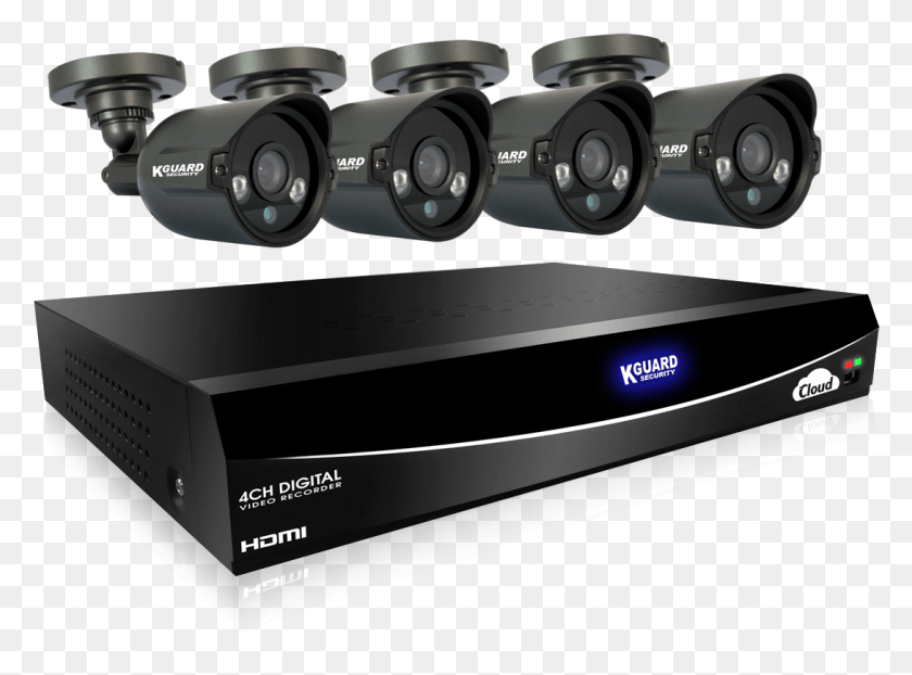 1088x785 Kguard Cctv Packageskits Kguard Security Camera System, Electronics, Stereo, Cd Player HD PNG Download