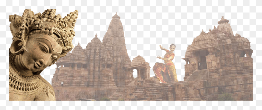 1400x525 Khajuraho Tour Planner Lakshmana Temple, Architecture, Building, Person HD PNG Download