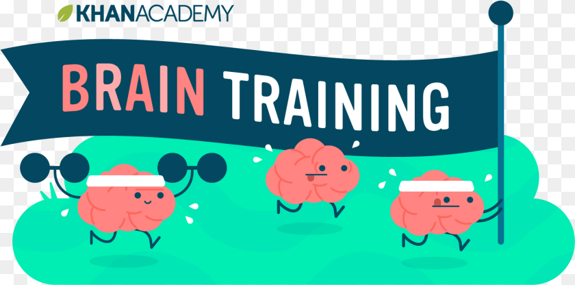 Khan Academy Brain Training Clipart PNG