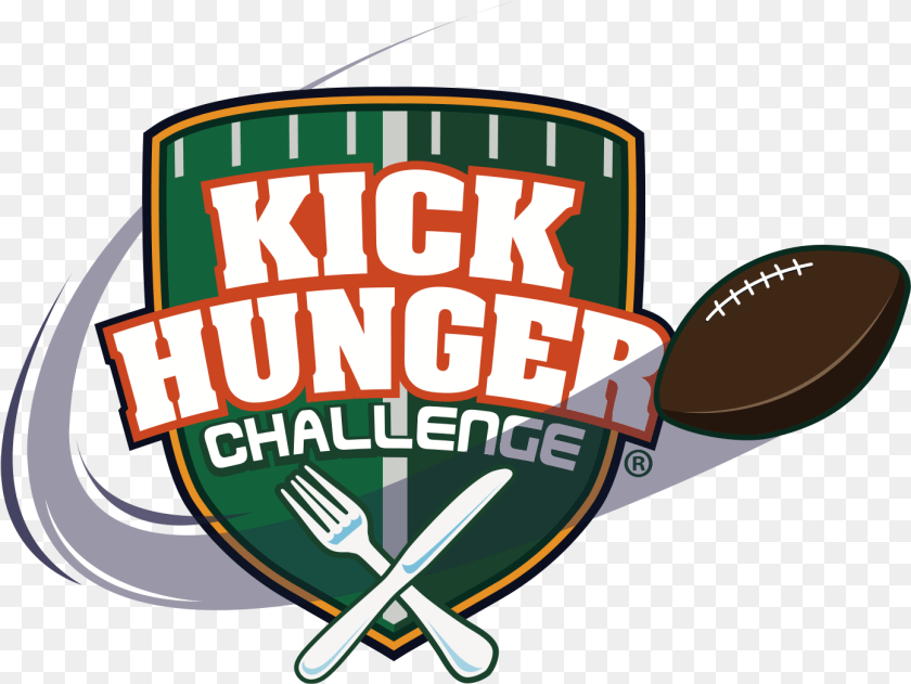 Kick Hunger Challenge Logo, Cutlery, Fork, Spoon Sticker PNG