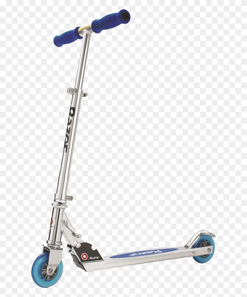 629x950 Kick Scooter Razor Scooter Azul, Vehículo, Transporte Hd Png