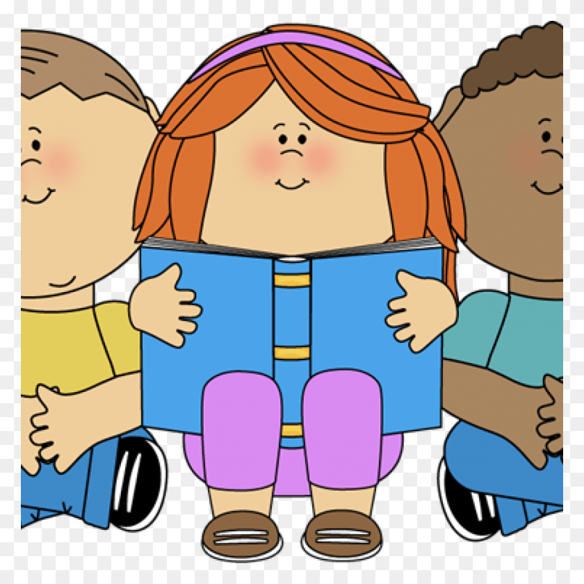1024x1024 Kid Reading Book Free One Nation Reading Together, Girl, Female, Hug HD PNG Download