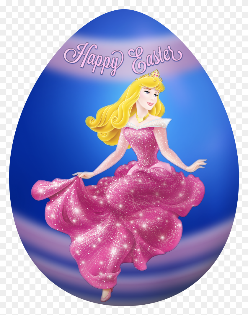 2678x3449 Kids Easter Egg Princess Aurora Clip Art Image Princess Easter Clip Art HD PNG Download