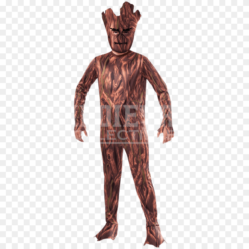 Kids Groot Costume, Alien, Bronze, Adult, Person Transparent PNG