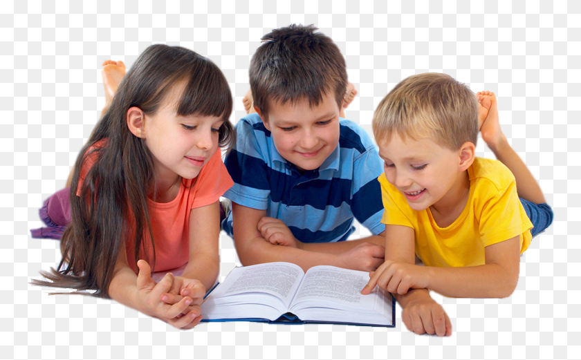766x461 Kids Kids Sharing Knowledge, Reading, Person, Human HD PNG Download