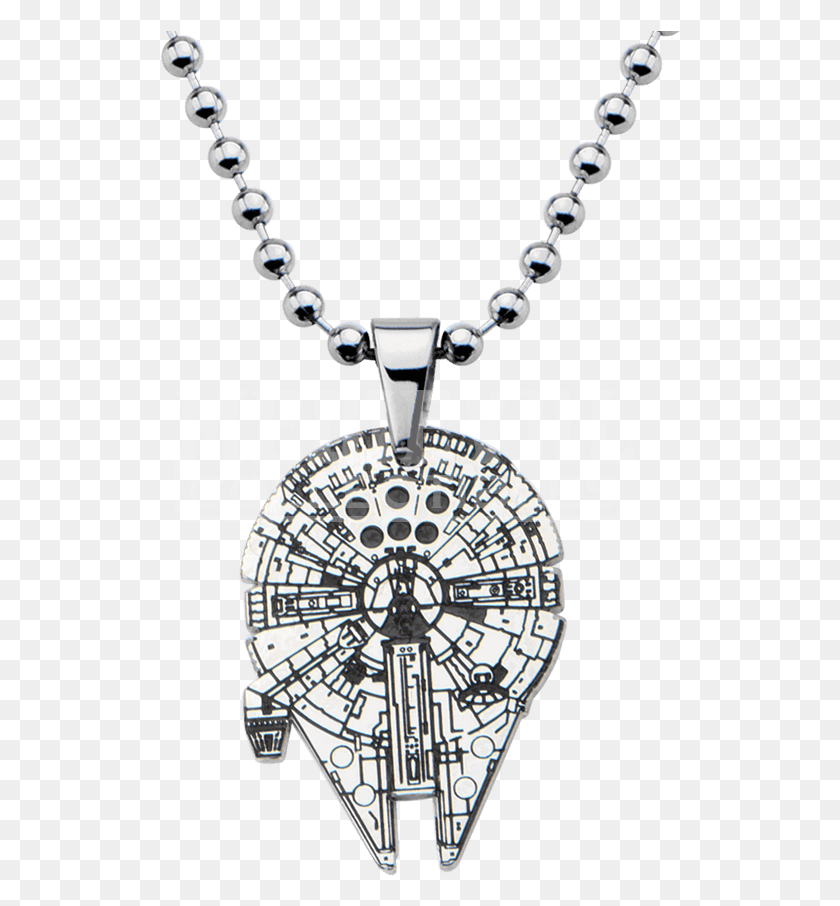 520x846 Kids Millennium Falcon Enamel Necklace Necklace, Pendant, Jewelry, Accessories Descargar Hd Png