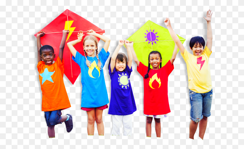 626x454 Kids Playing With Kites South African Children, Person, Clothing, Leisure Activities HD PNG Download