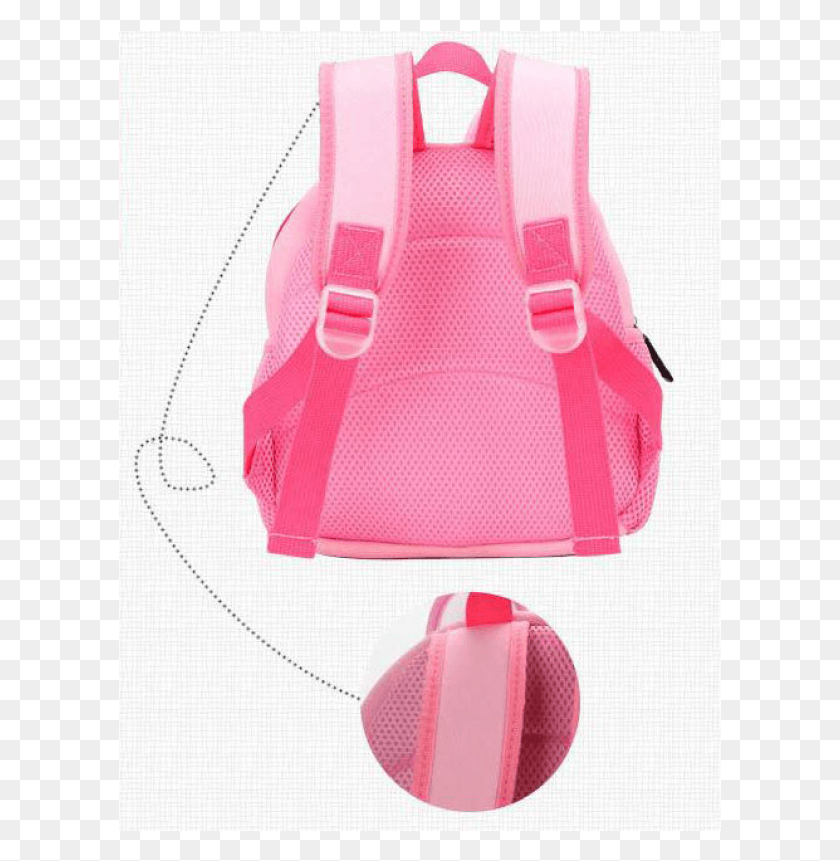 603x801 Kids School Pink Sheep Kindergarten Back Bag Backpack, Purse, Handbag, Accessories HD PNG Download