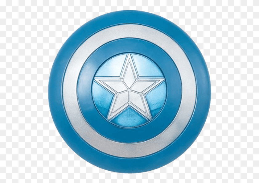 532x533 Kids Stealth Captain America Costume Shield Blue Captain America Shield, Symbol, Soccer Ball, Ball HD PNG Download