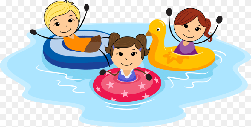 870x440 Kids Summer Fun Clip Art Site About Children Kids Swimming Clipart, Water, Water Sports, Sport, Person Sticker PNG