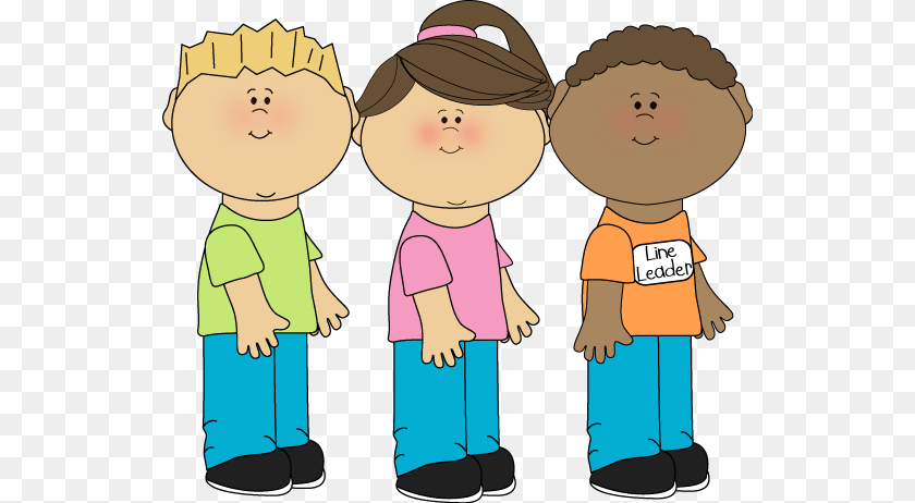 542x462 Kids Walking In Line Clip Art, Baby, Person, Face, Head Transparent PNG