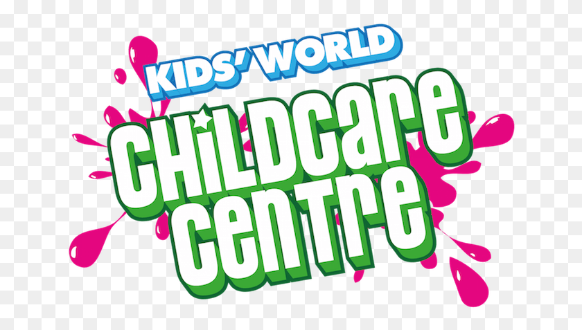 650x417 Kids World Childcare Logo Graphic Design, Word, Text, Flyer HD PNG Download