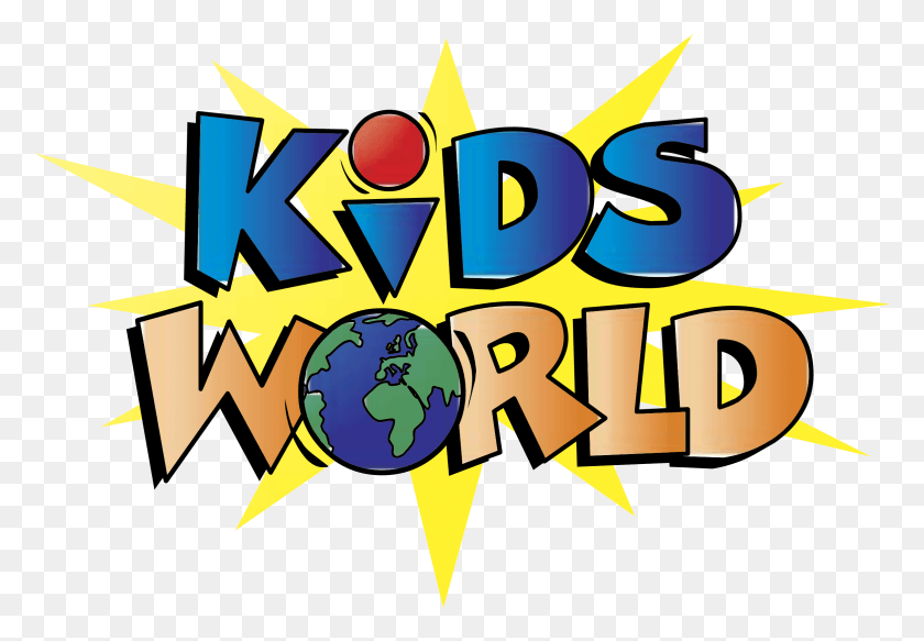 2331x1565 Descargar Png Kids World Logo Transparente Kids World, Iluminación, Pac Man, Máquina De Juego De Arcade Hd Png