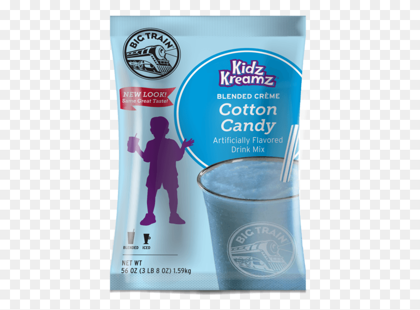 406x561 Kidzkream Cottoncandy Bt Big Train Cotton Candy, Person, Human, Beverage HD PNG Download