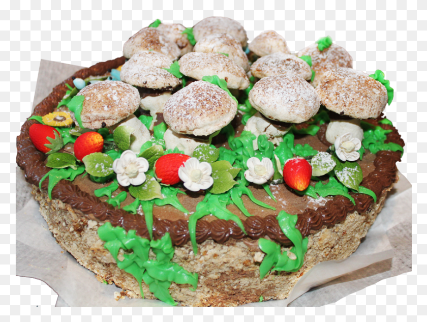 844x621 Kiev Cake Chocolate Cake, Dessert, Food, Birthday Cake HD PNG Download