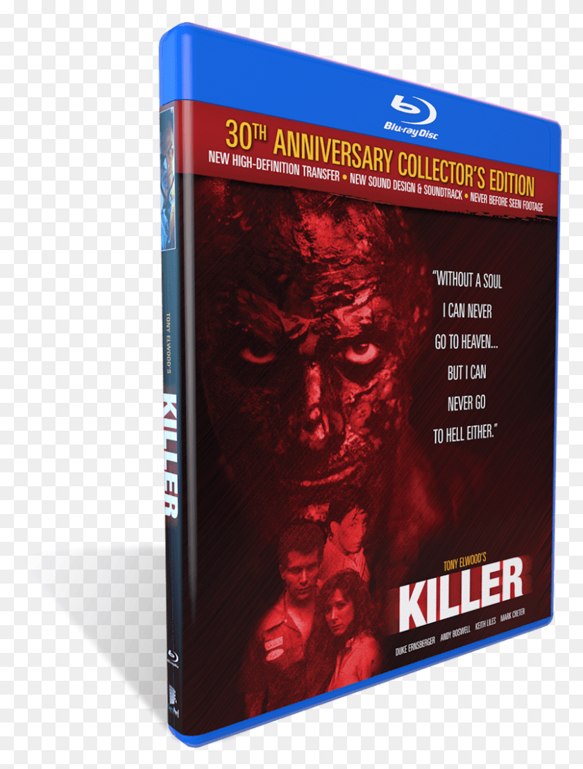 801x1076 Killer Bluray 2018 Обложка Книги Тони Элвуда, Человек, Человек, Реклама Hd Png Скачать