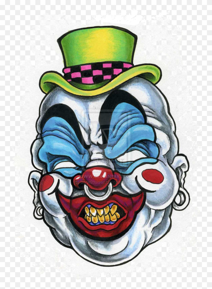 769x1087 Убийственный Клоун Тату Дизайн Фото Убийца Клоун, Исполнитель, Шляпа, Одежда Hd Png Скачать