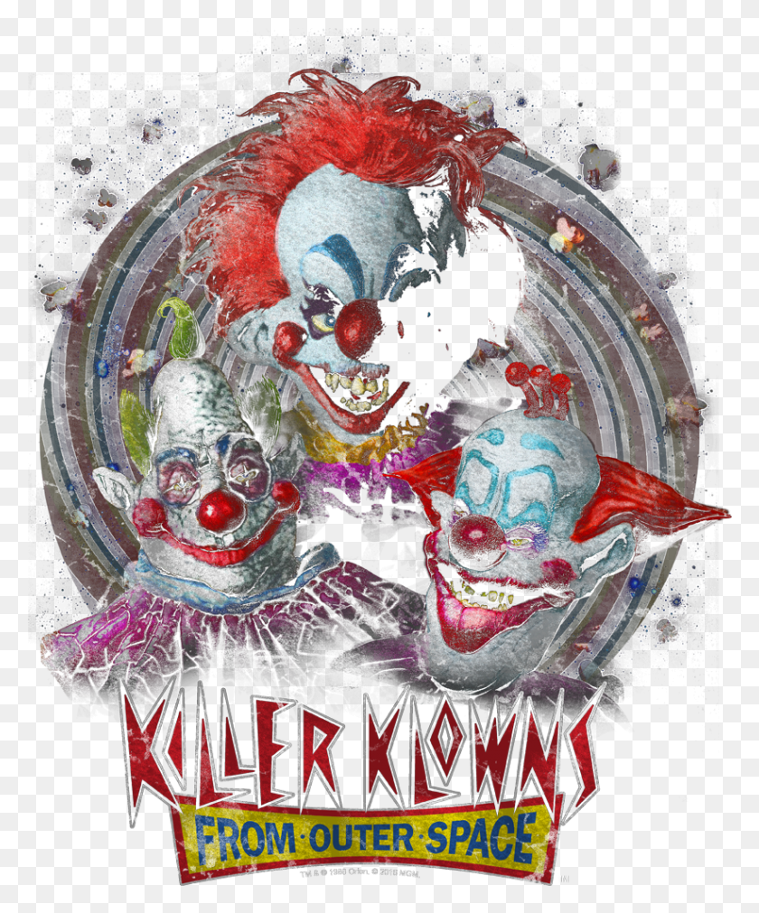 822x1003 Killer Klowns From Outer Space Killer Klowns Men39s Killer Klowns From Outer Space, Performer, Clown, Poster HD PNG Download